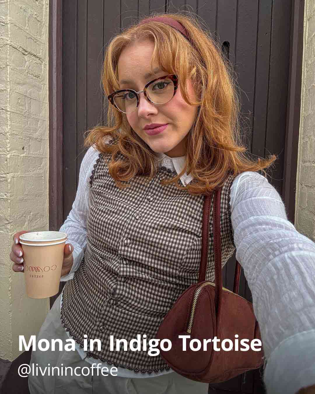 Mona in Indigo Tortoise